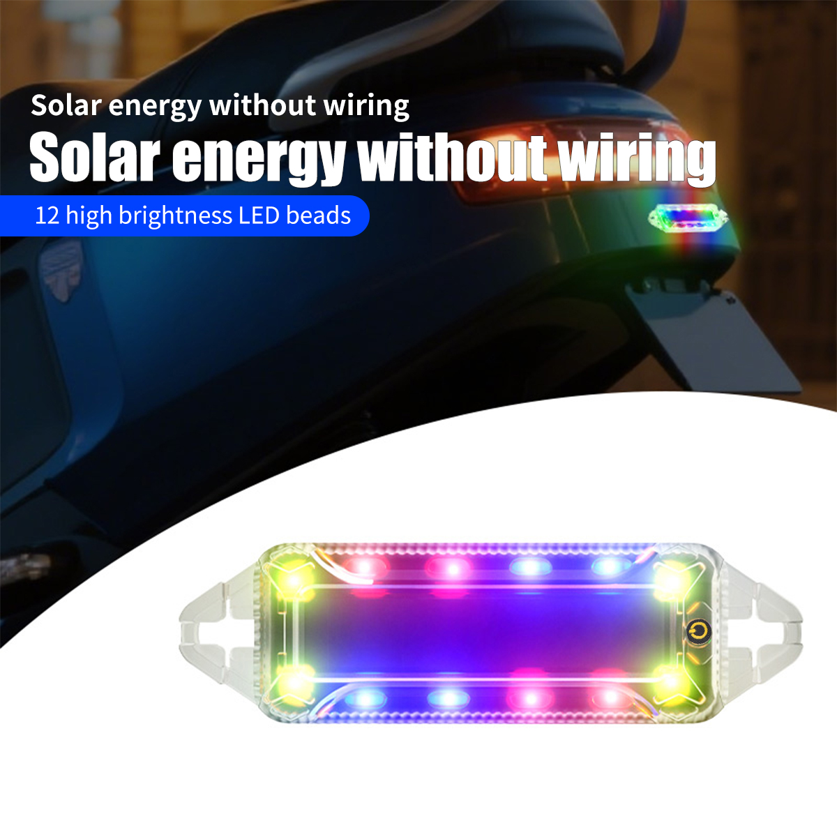 Sos Light Strobe - 1개 무선 LED 태양광 스트로브 라이트