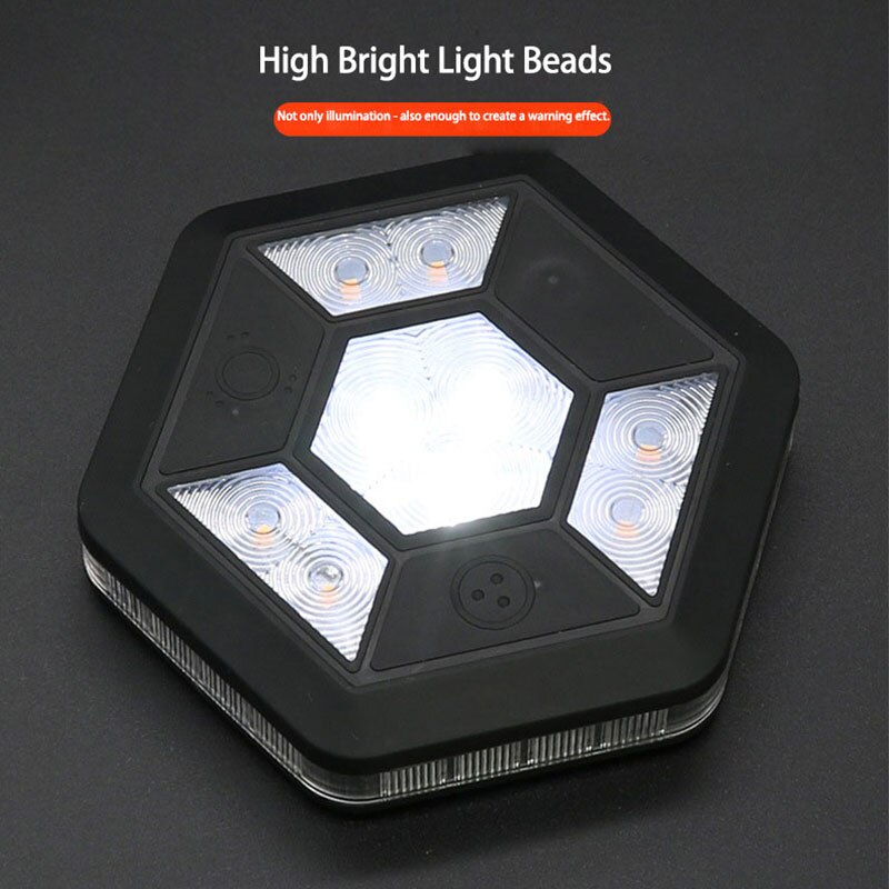 Sos Light Strobe - 자동차 비상 USB 충전 COB 경고등,