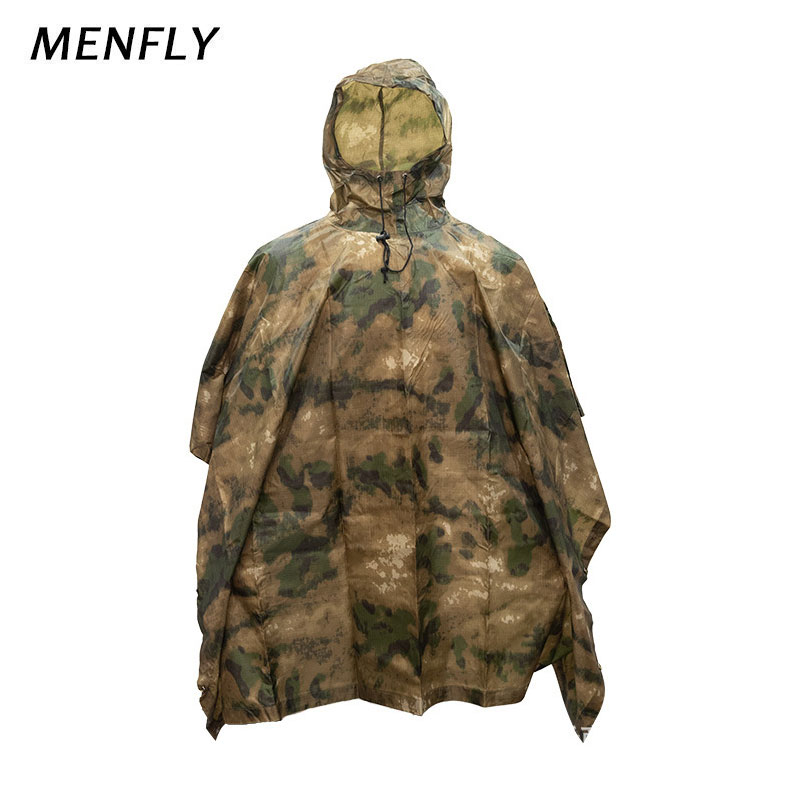 MENFLY ATFG 남성용 이끼 위장 전술 방수 레인 - Emergency Poncho Rain 리뷰 및 가격