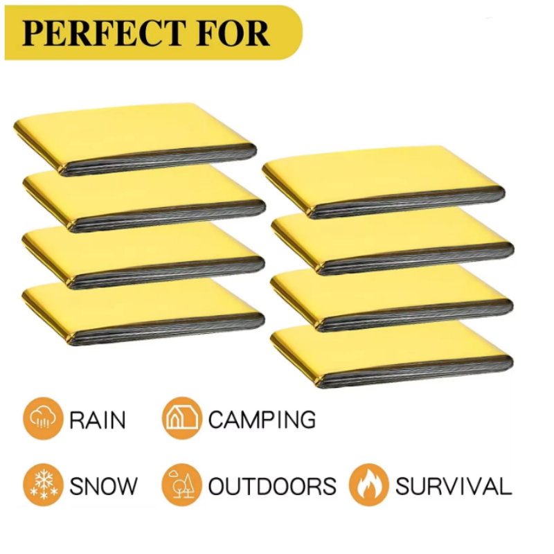 휴대용 경량 알루미늄 호일 구조 담요, 열 반사 방수  - Survival Blanket Reflective 리뷰 및 가격